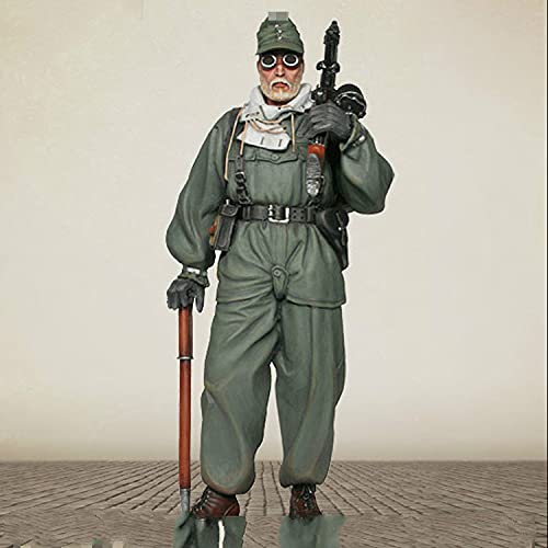 Ufficiale della SECONDA Guerra Mondiale 1/16, Modello in Resina GK, Soldato Tema Militare della Seconda Guerra Mondiale Kit Non assemblato e Non Dipinto