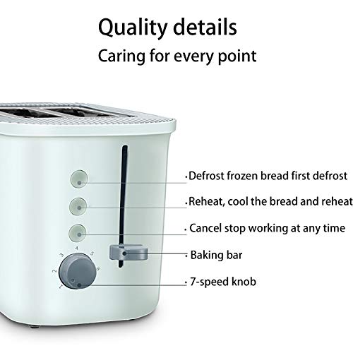 CXYY Toasters,Toaster Langschlitz Scheiben Frühstück Toaster Nach Hause Automatisch 2 Mini-Native Fahrer Toaster Ofen… – Bild 3