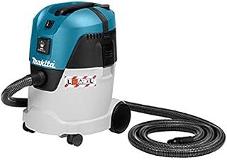 Makita VC2512L Staubsauger Klasse L, 25 l,1000 W, 230 V, Schwarz, Blau, Metallisch