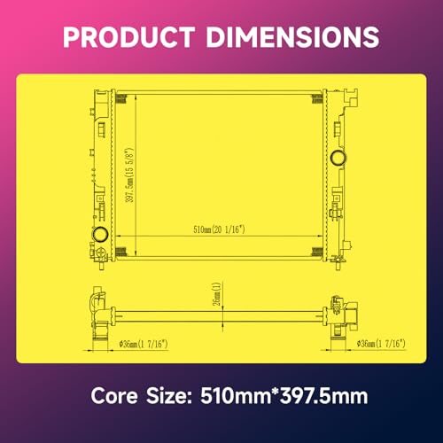 Image of Engine Coolant Radiator with Transmission Oil Cooler Compatible with Nissan Kicks 1.6L 2018-2021,Versa 1.6L 2021-2023 Replace CU13786
