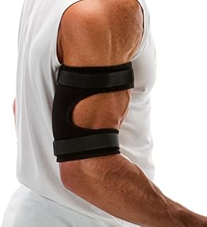Cho-Pat Bicep/Tricep Cuff, Eases and Prevents Bicep/Tricep Strain, Tendonitis, Tendon Inflammation & Injury, Large