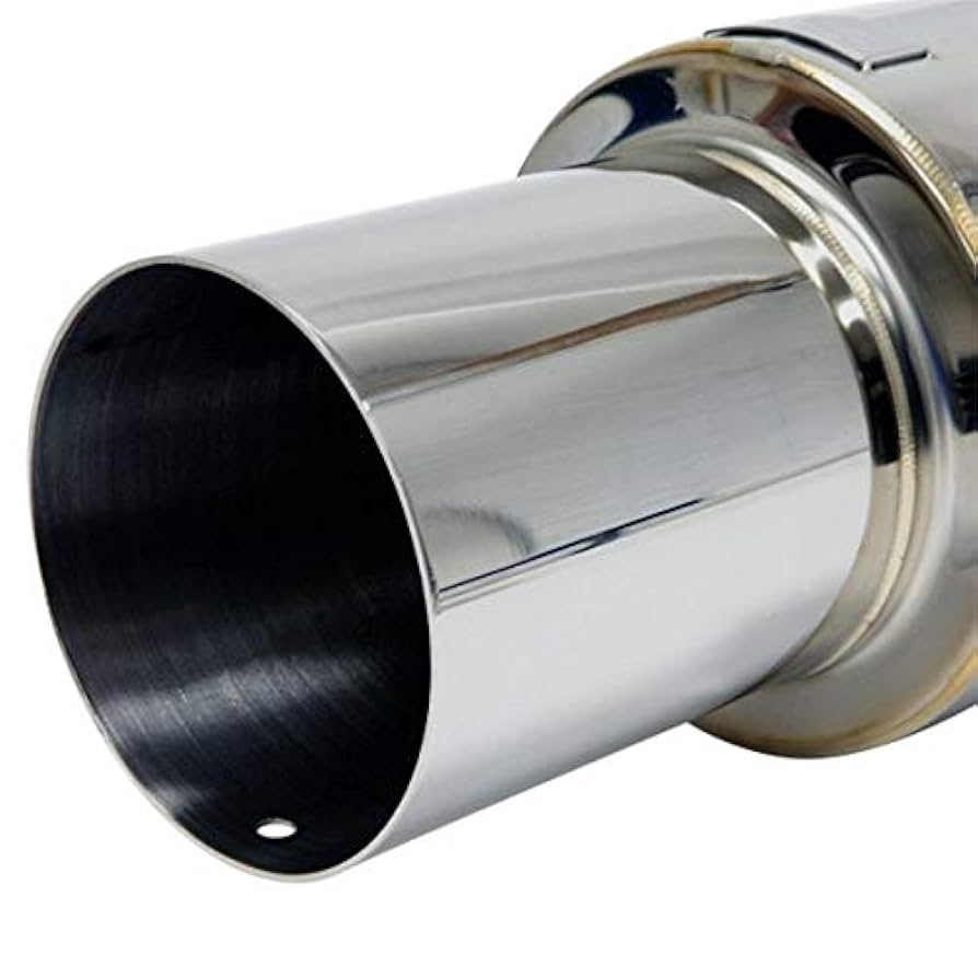 Amazon.com: 76.2mm N1 Muffler, with Straight Tip : Automotive