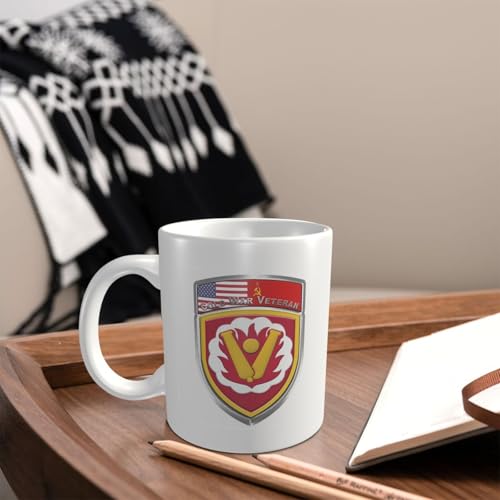Taza de cerámica con asa 11 oz blanco miniatura 7
