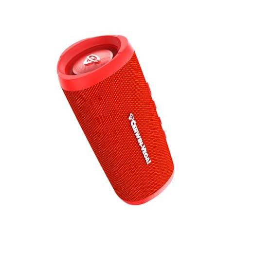 CERWIN-VEGA! Portable Bluetooth Speaker VEGAMINI IPX4 Red VMRED