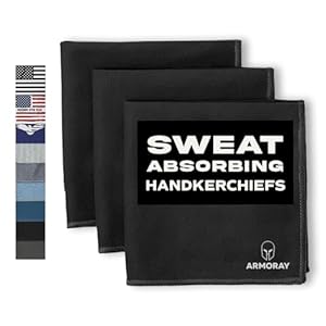 ARMORAY Sweat Absorbing Towel Handkerchief – Quick-Dry Microfiber Gym Towels for Face, Hands & Body – Workout Towel for Men, Sport Rag, Perfect for Tennis, Pickleball & Sauna Use by Women