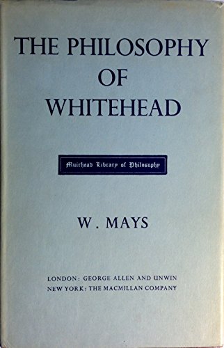 The Philosophy of Whitehead B000GPEYYW Book Cover