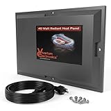 Vivarium Electronics Radiant Heat Panels Made in USA 40W–Premium Reptile Heater Mounts Easily with Stainless Steel Screws Reptile Heat Panel, Snake Heater, Bearded Dragon and Hermit Crab Accessories