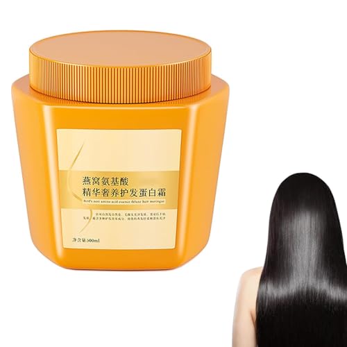 Crema Capilar Nutritiva de Lujo con Proteínas Aminoácidas Essence,Mascarilla Capilar con Esencia Reparadora,Acondicionador Capilar Hidratante Reparador con Aminoácidos (500ml)