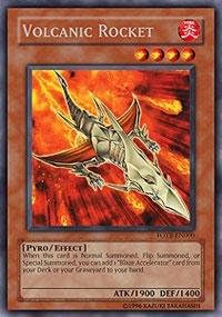 Yu-Gi-Oh! - Volcanic Rocket (FOTB-EN000) - Force of The Breaker - 1st Edition - Secret Rare