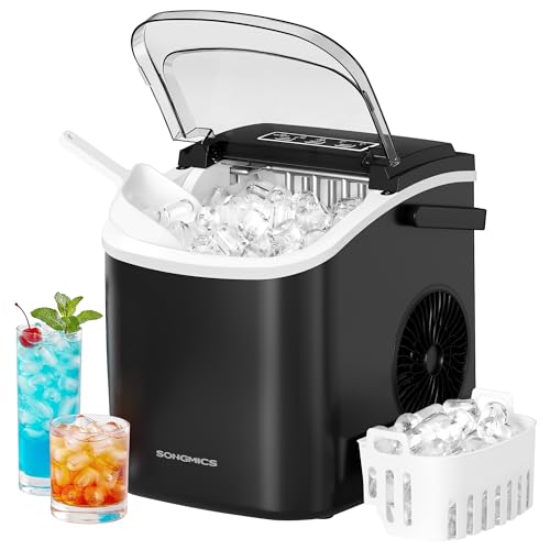 SONGMICS Machine à Glaçons de Comptoir, avec Fonction...