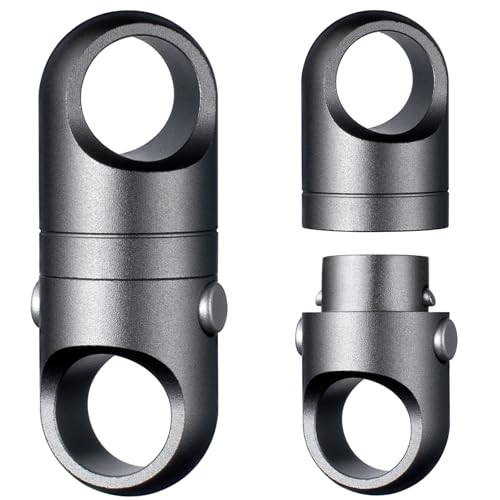 Image of FEGVE Magnetic Quick Release Keychain - One-Hand Detachable Magnet Connector with Secure Lock for Valet & EDC Use