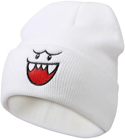 Anime Beanie Knit Hats, Winter Soft Headwear Funny Hat for Men Women Unisex image 4