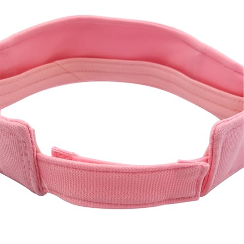 Viseira Esporte Neon Colorido Aba Silicone Moda Praia Corrida (Rosa)