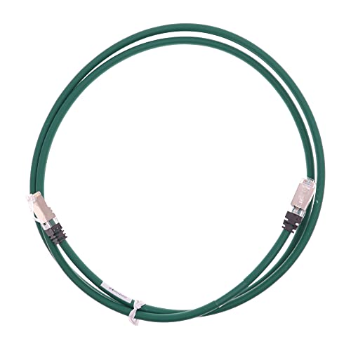Panduit Cat 6A Stp Shielded Patch Cord, Tangle-Free Rj45, 5 Ft Green, 26 Awg Stranded