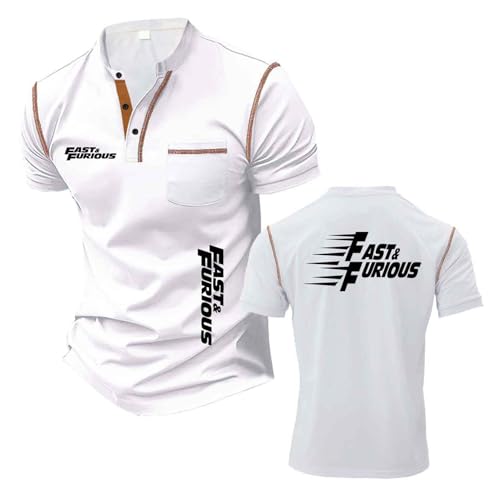 Survêtement Henley Fitness élégant pour homme au design patchwork raffiné