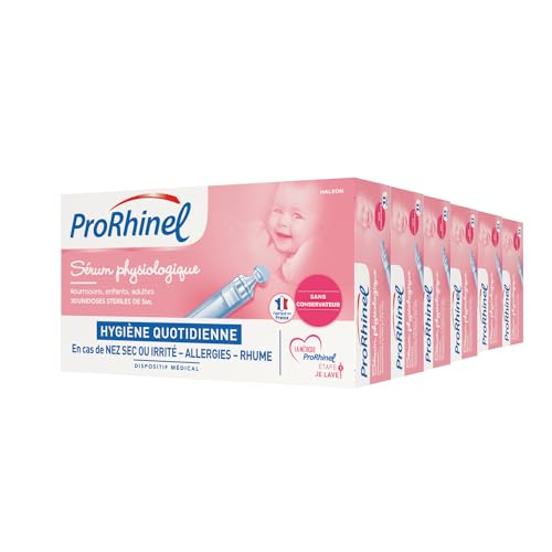 Sérum Physiologique Prorhinel Lavage Nasal - Lot de 6 x 30 Unidoses Stériles
