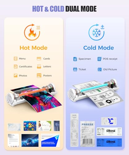 9-inch 4-in-1 thermal laminator machine with never-jam tech includes 40 a4 laminating pouches trimmer amp corner rounder for office amp home use - white