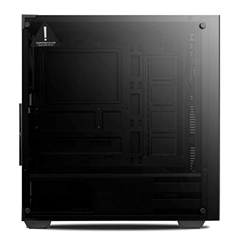 Gabinete Gamer Pichau Dragoon Lateral de Vidro, Pgd-01 Black