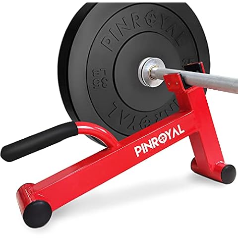 PINROYAL Barbell Jack,Mini Deadlift Bar Jack with Rubber Handle Cover