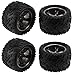 Bassulouda 4 Piezas NeumáTicos Rueda de NeumáTico para XINLEHONG 9125 9116 X9115 X9116 GPTOYS S911 S912 1/12 RC Coche Repuestos Accesorios