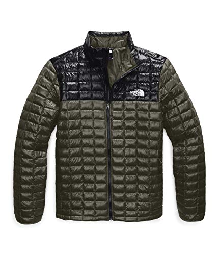 The North Face Mens Thermoball Eco Insulated Jacket, New Taupe Green/TNF Black, 2XL