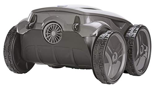 time4wellness Set Zodiac Vortex OV 5480 iQ Poolroboter mit Transportwagen und original Fein Filter 60 µ