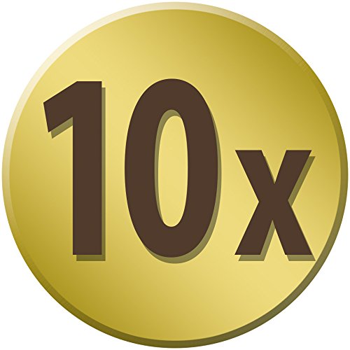 SIGEL Weihnachtskarten Silver Star – 10 Stück DIN A6 Mit Silbernen Umschlägen