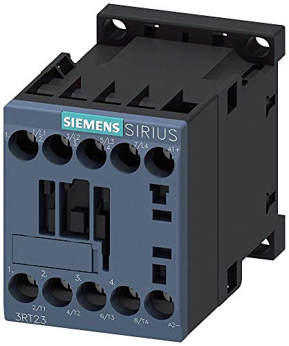 Siemens 3RT23171BB40 4NO Contactor, AC1: 22A Dc 24V 4-Pole, 4NO, Sz: S00, Screw TERMINAL