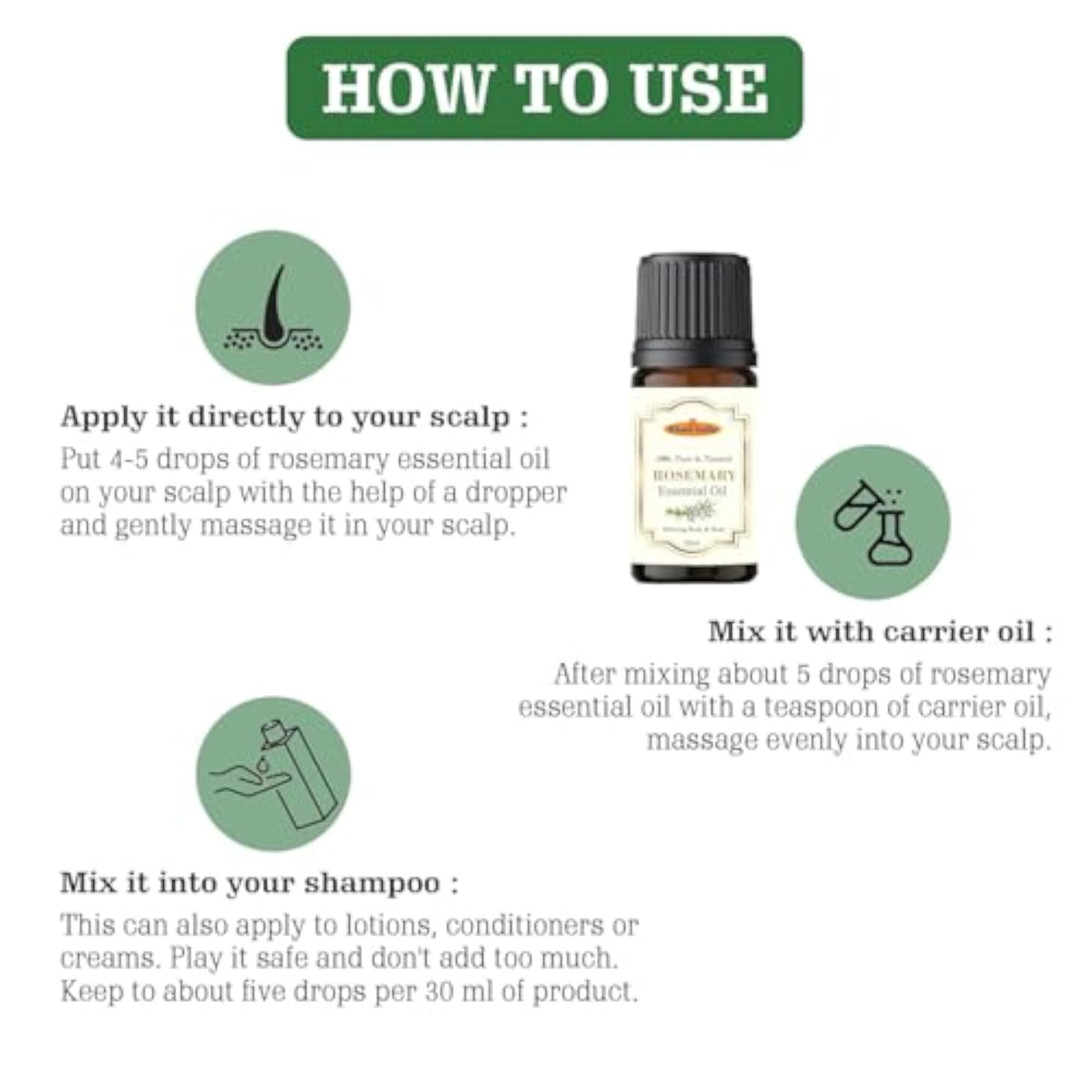 Vedimatic Khadi Organic Rosemary Essential Oil