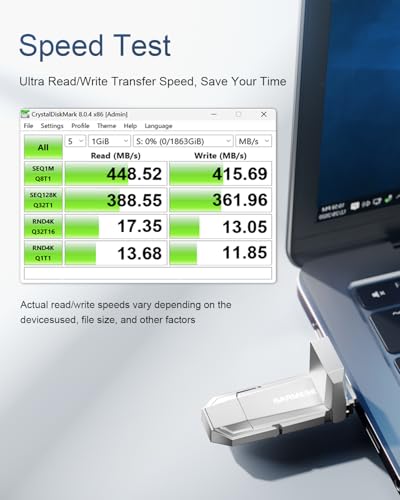 Garmese 256GB USB-C SSD Flash Drive thumbnail 4