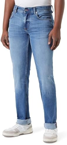 Tommy Hilfiger Herren Jeans Straight Fit, Blau (Diego), 28W/36L