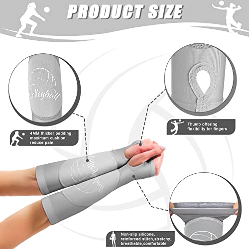image for Yinder 3 Pairs Sports Volleyball Arm Sleeves for Youth Volleyball Wris