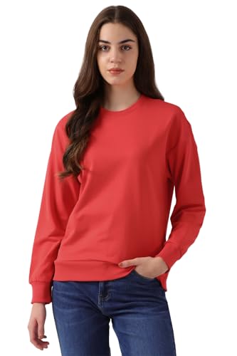Image of Van Heusen Cotton Women Round Neck Sweatshirt