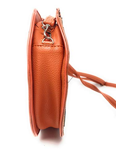 Halloween Pumpkin Jack O Lantern Glitter Crossbody Bag (Double Sided Jack O Lantern)3