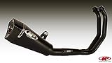 M4 Performance Exhaust All Black Full System with RM1 Canister compatible with 2015-2022 Yamaha FZ-07 MT-07 XSR700 YA6722