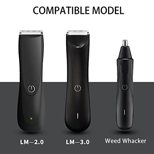 Wukur Replacement For Manscaped Charging Dock With Ac Adapter For Manscaped Lawn Mower 3.0 & 2.0 Electric Groin Hair Trimmer, The Weed Whacker Nose And Ear Hair Trimmer #TOP2