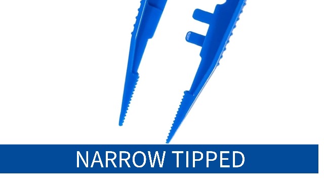Amazon.com: Vakly Disposable Plastic Forceps Tweezers Blue (10