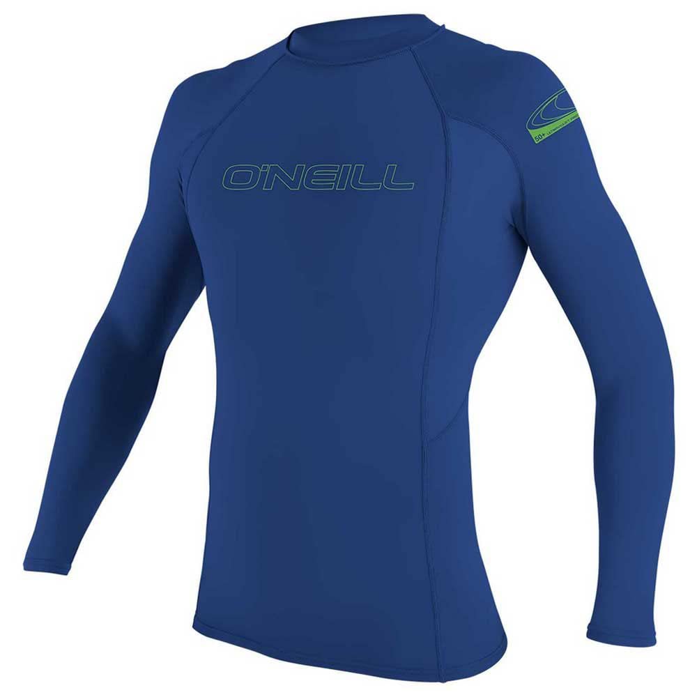 O'NEILL Youth Basic Skins Long Sleeve Rash Guard Shirt - Pacific, 4