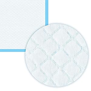FluffyDream Super Absorbent Waterproof Dog and Puppy Pet Training Pad, Housebreaking Pet Pad,Blue (17.6″x23.6″ (50PCS))