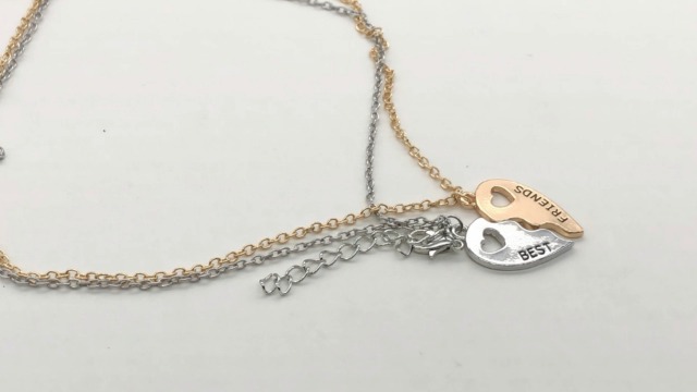 EnYiYDS 2 Pcs BFF Colliers Collier D'aitié Panda Bijoux Agnétique Pendentif Eilleurs Ais