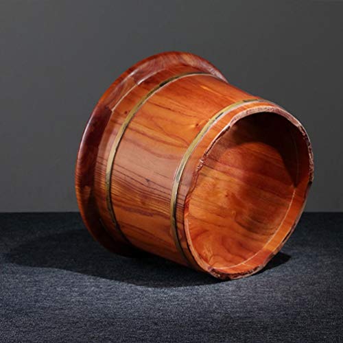 Barril de Madera para Spa de Pies con Tapa miniatura 2