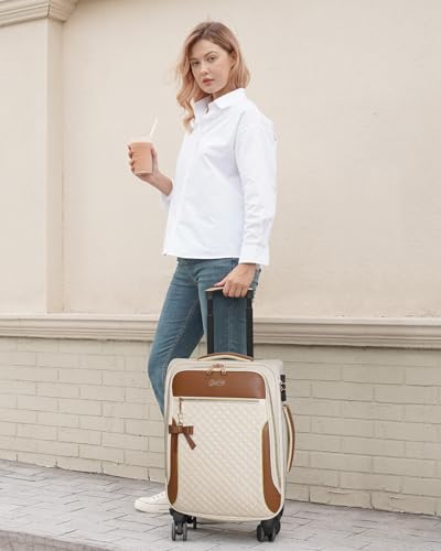 TagerTrek 20-Inch Suitcase with Cubes