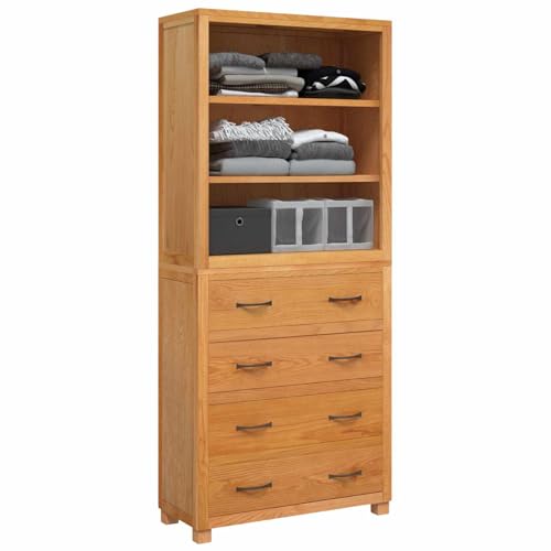 vidaXL Conjunto de Muebles de Almacenaje Marrón Madera de ingeniería, Estanterías de Almacenamiento para Sala, Estilo rústico-Industrial, Organizador Moderno, diseño eficiente, Ahorro de Espacio