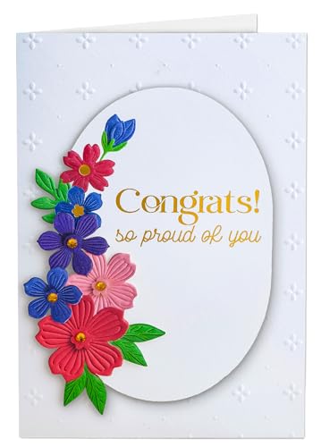 Carte de vœux Joli Coon Congrats avec enveloppe pour cadeau de diplôme