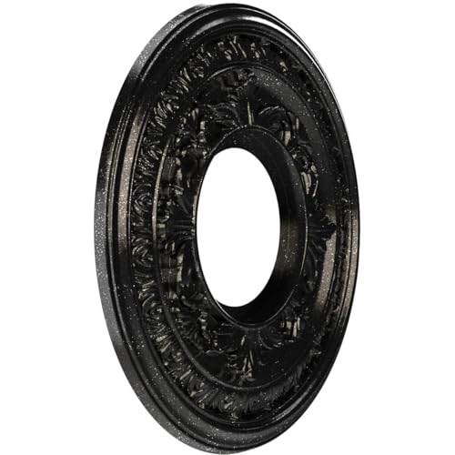Image of Ekena Millwork 10 inchOD x 3 1 /2 inchID x 3 /4 inchP Baltimore Thermoformed PVC Ceiling Medallion (Fits Canopies up to 4 1 /4 inch), Textured Metallic Galaxy