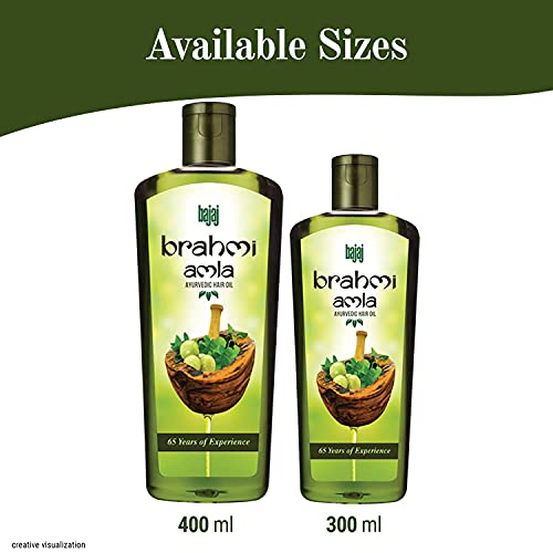 Bajaj Brahmi Amla Ayurvedic Hair Oil 300ml (Pack of 2)