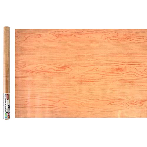 Selbstklebende Dekorationsfolie Klebefolie Dekofolie Möbelfolie 45 x 200 cm Schrankfolie Zuschneidbar Folie Möbel Tapete (Lärche)