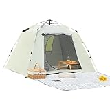 Zelt – groß und einfach aufzubauen, Zelt mit automatischer Öffnung für den Außenbereich, für Bergsteigen, Picknick, Wandern, Rucksackreisen, Erwachsene und Jugendliche, Paare, Freunde