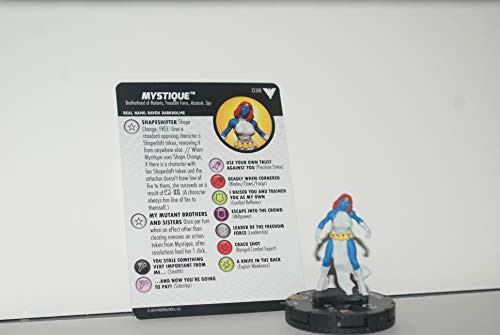 Heroclix X-Men Animated Dark Phoenix Saga ~ Mystique #038 w/ Card