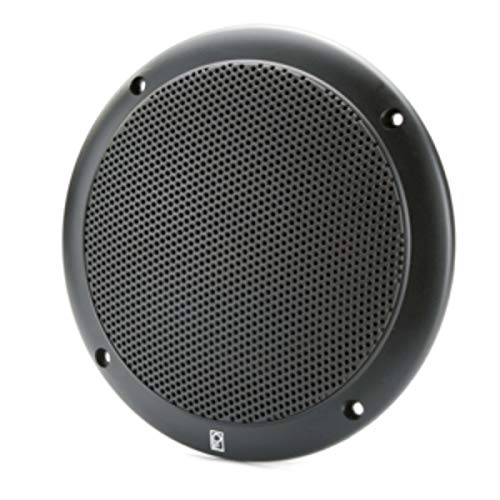 Image of PolyPlanar 4 inch 2 Way Coax Integral Grill Marine Speaker Pair Black